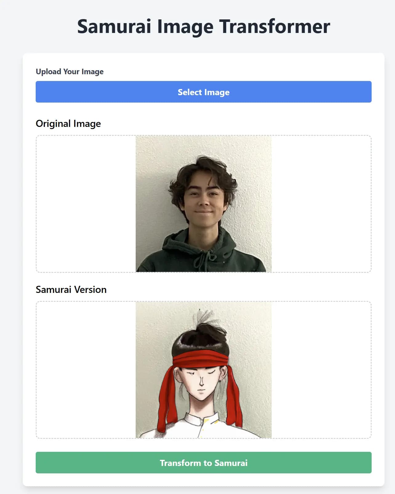 AI Image Editor Demo Picture